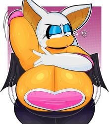 rouge the bat from sega by blitzy flair