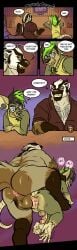 2026 absurd_res alcohol american_badger anal anal_sex anthro anus ass badger balls bar betting beverage big_penis blue_eyes bodily_fluids body_hair buckteeth ch40t1c chest_hair clothed clothing comic container cum cup defeated detailed_background dialogue digital_media_(artwork) doggy_style drinking_glass duo ear_piercing electronics english_text erection eye_bags eyewear facial_hair from_behind_position fur furniture gauged_ear genital_fluids genitals glass glass_container glass_cup glasses glistening_eyelids goatee gradient_background green_body green_fur hair hi_res inside kars_(ch40t1c) looking_at_another low-angle_view male male/male male_penetrated male_penetrating male_penetrating_male mammal motion_lines multicolored_body multicolored_hair murid murine muscular mustelid musteline nude open_chested_shirt open_mouth penetration penile penis piercing rat rear_view rodent sequence sex shaded shot_glass sideburns simple_background size_difference smile speech_bubble striped_hair tail teeth television text trent_(ch40t1c) two_tone_body two_tone_hair vein veiny_penis watching_television wearing_glasses white_body