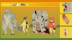 2019 aegis_(legion_beast) anonymous_artist anthro armor breasts capcom female flying_wyvern herbivore_(mh) male mason_(legion_beast) monster_hunter monster_hunter_portable_3rd nipples original_character penis pussy rhenoplos rhenoplos_(armor) scalie shortstack story story_in_description ukanlos ukanlos_(armor) video_games