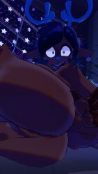 1futa 3d anthro ass_focus brown_fur caught_naked cryptiacurves deer deer_girl deltarune dess_holiday self_upload shocked_expression vanyavalda