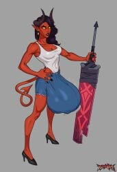 malevola gibb from dispatch (game) by redalarm