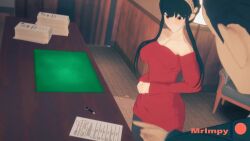 1boy 1girls 3d 3d_animation animated black_hair bouncing_breasts cheating covering_breasts covering_self cum cum_in_pussy cum_inside deepthroat delalicious3 embarrassed evilaudio face_fucking fellatio fellatio_under_table kneeling large_breasts large_penis light-skinned_female light-skinned_male light_skin long_hair long_video longer_than_2_minutes looking_at_viewer male_pov mascara_tears milf moaning mp4 mr._impy mrimpy netorare ntr oral pov ruined_makeup running_mascara runny_makeup sound spy_x_family standing standing_sex stealth_fellatio straight sweat tagme text ugly_bastard under_the_table vaginal_penetration video voice_acted yor_briar