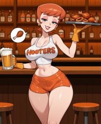 dexter's mom from cartoon network by notreallyhere