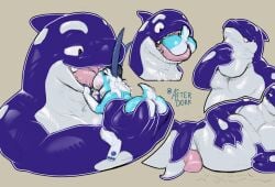 an_after_dork an_orca_dork anal anal_fingering anal_sex anthro anus ass ass_out blu_(bludoe) cetacean closed_eyes deep_throat dolphin duo eyebrows fin fingering french_kissing genitals grin hand_on_belly hand_on_butt hand_on_neck hand_on_throat head_fin kissing lagomorph larger_pred leporid looking_at_another looking_at_belly looking_at_partner looking_at_self looking_at_stomach male male/male mammal marine merfolk neck_bulge oceanic_dolphin open_mouth oral oral_penetration orca overbite penetration penis pink_tongue rabbit raised_eyebrows rimming sequence sex size_difference smile split_form stomach_bulge swallowing tongue tongue_penetration toothed_whale vore