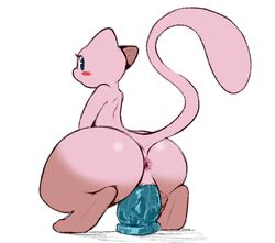 1girls alex30437 anus ass back big_ass big_feet blue_eyes blush dildo feet female female_only furry huge_ass large_insertion legendary_pokemon looking_at_viewer looking_back masturbation mew nintendo nude paws penetration pink_fur pokémon_(species) pokemon pokemon_(species) pokemon_rgby pussy pussy_juice riding sex_toy sketch soles solo somnamg squatting tail thick_thighs toying_self vaginal_masturbation vaginal_penetration video_games wet white_background wide_hips