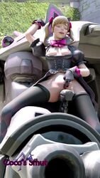 <1_second_video 1girls 3d 9:16 alternate_costume animated black_cat_d.va blizzard_entertainment blonde_hair breast cocosmut d.va eichenwalde_(map) female female_only fingering machine masturbation mech mecha meka nipples no_sound overwatch pussy sex_machine shorter_than_10_seconds solo tagme vertical_video video