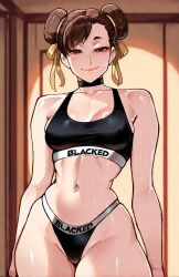 chun-li from blacked by blackedcommiss1