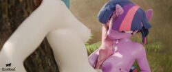 1futa 1girls 3d_(artwork) animal_genitalia animal_penis animated anthro blender_(artwork) breast_play breasts digital_media_(artwork) duo equine_genitalia equine_penis erostud friendship_is_magic futanari genitals hasbro hi_res horn intersex intersex/intersex my_little_pony nude outside paizuri penis pink_body princess_celestia_(mlp) sex sound tagme titjob twilight_sparkle_(mlp) video