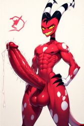 1anthro 1boy 1male 1man ai_generated anthro anthro_focus anthro_male anthro_only balls ballsack big_balls big_cock big_dick big_penis big_testicles blitzo_(helluva_boss) boner cock cocky69 demon demon_humanoid dick erect_penis erection excessive_size fat_balls fat_cock fat_penis hard_cock helluva_boss huge_balls huge_cock huge_dick huge_penis huge_testicles hyper_penis imp large_balls large_cock large_dick large_penis large_testicles long_penis male male_chest male_focus male_nipples male_only pecs pectorals penis scrotum testicles veins veiny veiny_balls veiny_penis veiny_testicles