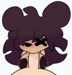 1boy 1girls 2d 2d_(artwork) ahoge animated big_breasts blowjob blush breasts brown_areola deep_blowjob deepthroat fellatio female female_focus female_only friday_night_funkin friday_night_funkin_mod girlfriend_(friday_night_funkin) girlfriend_(mods) girlfriend_(the_magical_world_of_disneyfunk) ibispaint_(artwork) ibispaintx los_del_gas_625 nipples no_testicles purple_hair self_upload sex sucking sucking_penis the_magical_world_of_disneyfunk unknown_male vs_mouse white_background x_eye
