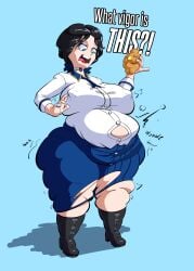 1_girl 1_girls 1girls ass ass_expansion barely_contained barely_contained_breasts bbw belly belly_bulge belly_expansion belly_overhang big_ass big_belly big_breasts big_butt big_female big_hips big_nipples big_thighs bioshock bioshock_infinite black_boots black_hair blue_clothes blue_clothing blue_eyes blue_skirt boots breast_expansion breasts_bigger_than_head bulge bulge_through_clothing bulging_belly bulging_breasts butt_expansion choker chubby_female dark_boots dark_hair digital_drawing_(artwork) digital_media_(artwork) double_chin dumptruck_ass dumptruck_butt elizabeth_comstock erect_nipples expansion fat fat_arms fat_ass fat_belly fat_breasts fat_butt fat_female fat_fetish fat_folds fat_legs fat_rolls fat_thighs female female_focus fertility_idol gorgeous hip_expansion hips hips_expansion huge_ass huge_belly huge_breasts huge_butt huge_female huge_hips huge_nipples huge_thighs ill-fitting_clothes ill_fitting_clothing large_ass large_belly large_butt large_female large_hips large_thighs leg_expansion legs_expansion light_blue_accessory light_blue_background long_boots nintendoblendo nipple_bulge nipples obese obese_female overweight overweight_female plump plump_ass plump_breasts plump_butt plump_female plump_thighs ripped_clothing ripped_skirt ripping_clothing sagging sagging_belly sagging_breasts saggy saggy_belly saggy_boobs saggy_breasts sexy sexy_ass sexy_body sexy_female sexy_figure short_hair skirt surprised surprised_expression text thick thick_ass thick_body thick_boobies thick_boobs thick_booty thick_breasts thick_butt thick_hips thick_legs thick_thighs thigh_expansion thighs thighs_expansion torn torn_bottomwear torn_clothes torn_clothing torn_legwear torn_skirt venus_of_willendorf white_clothes white_clothing wide_ass wide_breasts wide_butt wide_hipped_female wide_thighs wobble wobbling wobbling_ass wobbling_belly wobbling_butt