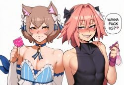 1femboy 2025 2boys 2femboys ai_generated arms astolfo_(fate) breasts caked_up condom condoms cum_inside cum_inside_condom fate/apocrypha fate_(series) felix_argyle femboy femboy_focus femboy_only holding_condom holding_object imminent_fellatio imminent_oral imminent_penetration imminent_sex inviting inviting_to_fuck inviting_to_sex inviting_viewer looking_at_viewer male male_only nude_male penis pink_hair pov_eye_contact re:zero_kara_hajimeru_isekai_seikatsu sea seaside sky smile smiling smiling_at_viewer smirk solo solo_focus solo_male thick_legs thick_penis thick_thighs trap veins veiny veiny_penis wanting_fucked wanting_sex