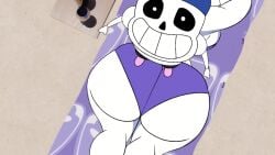 16:9 2025 2_horns 2d_animation animated anthro ass beach beach_towel big_ass big_butt bikini bikini_bottom bikini_top bite biting_lip biting_own_lip black_bottomwear black_shorts blinking blue_clothing blue_hat blue_headwear blush blush_lines bodily_fluids boner bottomwear bouncing bouncing_ass bouncing_butt breast_squish breasts digital_drawing_(artwork) digital_media_(artwork) duo eyelashes female female_anthro floppy_ears footwear hat headgear headwear horn jumping_on_butt looking_at_viewer looking_back lop_ears lying lying_down lying_on_stomach male mature_anthro mature_female music on_front on_towel pink_clothing pink_footwear pink_shoes pupils purple_bikini purple_bikini_bottom purple_bikini_top purple_swimwear red_eyes reference sans scut_tail self_bite shaking_ass shaking_butt shirt shoes short_playtime short_tail shorter_than_30_seconds shorts sideboob size_difference skeleton smile smiling sound sound_edit sound_effects springtron squish sweat sweatdrop swimwear t-shirt tagme tail tansau topwear toriel towel two_piece_swimsuit tyler_the_creator undertale undertale_(series) video white_body white_clothing white_fur white_shirt white_t-shirt white_topwear wide_hips widescreen
