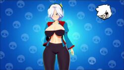 animated brawl_stars chaosarts_ colette_(brawl_stars) cowgirl_position cum_inside music tagme video white_hair