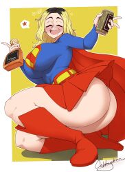 kara zor-el from dc by cabbagebinn