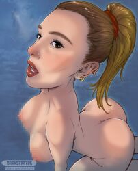actor actress artist ass ass_focus ass_up boobs_censored boobs_out breasts butt_focus celebrity censored censored_breasts censored_nipples darkstrator eleven eleven_(stranger_things) fanart female millie_bobby_brown netflix nude nude_female patreon patreon_exclusive patreon_link patreon_reward patreon_url patreon_username pixiv rule34 rule_34_(booru) rule_34_(paheal) stranger_things