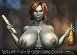 dunmer from oblivion by jaguarart