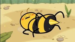 1girls 4_arms antennae bee bee_girl being_watched biting_lip biting_own_lip black_and_yellow blush blushing cyanide_and_happiness dirty_talk flowers fur insects jerking_off longer_than_10_seconds moaning moaning_in_pleasure pollen rubbing shaking_ass shaking_butt sound spying tagme talking_dirty tongue tongue_out touching_self twerking video voice_acted