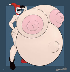 areolae badgerben batman:_the_animated_series batman_(series) belly big_ass big_belly big_breasts dc_comics dcau female harley_quinn harley_quinn_(classic) huge_belly huge_breasts hyper_belly hyper_breasts hyper_pregnancy massive_belly nipples nude pregnant ready_to_pop solo the_new_batman_adventures voluptuous