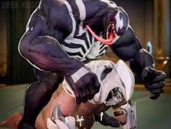 anal anal_sex gay long_tongue male marvel marvel_rivals mask masked masked_male moon_knight moon_knight_(marvel_rivals) muscular muscular_male size_difference symbiote venom venom_(marvel) venom_(marvel_rivals) viperkisser