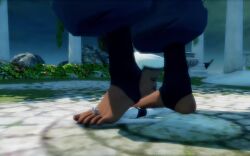 barefoot feet feet_up foot_fetish foot_play giantess korra mmd stomp stomped stomping tagme trample trampling video