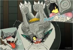 1boy 1girls absurd_res animal_genitalia armor bestiality blush bodily_fluids border canid canine canis cheek_bulge claws comic_panel cum cum_from_nose cum_in_mouth cum_in_nose cum_inside duo fangs female female_on_feral feral genital_fluids genitals headgear heart_eyes heart_symbol helmet hi_res humanoid imp imp_midna inner_ear_fluff knot knotted_penis link_(wolf_form) male male/female mammal midna nintendo oral oral_penetration outline penetration penis pointy_ears saliva scrwdrvr sheath signature surprised teeth the_legend_of_zelda tongue tongue_out tuft twili twilight_princess vein veiny_knot white_border white_outline wolf