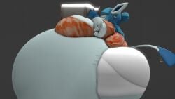 1girls 3d 3d_(artwork) 3d_background 3d_model 3d_render anthro anthro_female anthro_focus anthro_only ass bbw big_ass big_belly big_breasts blue_fur breasts bubble_butt cleavage eeveelution fat fat_anthro fat_belly fat_female female female_anthro female_focus female_only furry furry_female furry_only glaceon hailey_beaumont huge_ass huge_breasts kingofthekabuto no_humans obese obese_anthro obese_female oc original_character overweight overweight_anthro overweight_female pokemon pokemon_(species) queenofthekabuto solo thick_thighs wide_hips
