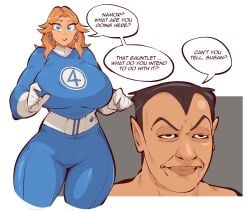 invisible woman from fantastic four by saucymojo