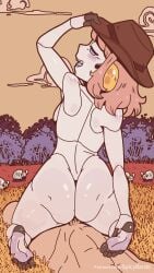 1girls 2d 2d_animation alternate_version_at_source animated anus artist_name ass bard-bot blush_lines cowboy_hat jiggling_ass looking_at_viewer looking_back_at_partner loop looping_animation nude nude_female original_character outdoor_sex outdoors outside outside_sex patreon_url penetration penis penis_in_pussy pussy reverse_cowgirl_position riding_penis sex spicybardo tipping_hat vagina vaginal_penetration vaginal_sex vivi_(bard-bot)