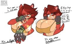 fan character from sega by cross samax