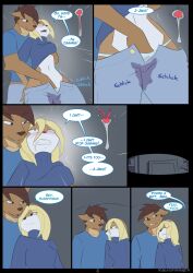 2022 ahe_gao anthro blonde_hair blue_clothing blue_eyes blue_shirt blue_sweater blue_t-shirt blue_topwear bodily_fluids book_of_lust bottomwear breasts brown_body brown_fur brown_hair brown_nose canid canine canis caroline_waters clenched_teeth clothing comic dialogue digital_drawing_(artwork) digital_media_(artwork) drooling duo english_text eyebrow_through_hair eyebrows female from_behind_position frown fur genital_fluids grey_background grey_bottomwear grey_clothing grey_pants hair hand_in_pants hand_on_breast hi_res jake_hart kanashiipanda lagomorph leporid long_pants looking_at_another looking_pleasured male mammal masturbation motion_lines multicolored_body multicolored_fur navel nudging open_mouth panties pants rabbit saliva scientific_instrument sex shirt short_hair simple_background sitting sound_effects speech_bubble sweater t-shirt talking_to_another tan_body tan_fur teeth text thermometer tongue tongue_out topwear translucent translucent_hair turtleneck two_tone_body two_tone_fur underwear vaginal_fluids waking_up white_body white_fur white_sclera wolf
