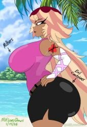human verosika mayday from helluva boss by milfloverdraws