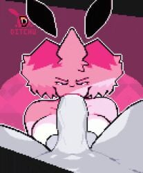 1boy 1girls 2d 2d_animation all_the_way_to_the_base animated anon anonymous_male anthro anthro_on_anon balls big_breasts blowjob blowjob_face bouncing_balls bouncing_breasts breasts bunny_ears bunny_girl cleavage continue_after_cum cum cum_in_mouth cum_in_penis cum_in_throat cum_inside cum_overflow curvaceous curvy curvy_figure deep_blowjob deepthroat ditchu ditchu_(oc) ditchuafterdark_(nsfw) drinking_cum fellatio female fluffy gif hair huge_breasts impact_frames just_the_tip kissing kissing_penis large_breasts longer_than_10_seconds longer_than_30_seconds loop looping_animation male nude onomatopoeia oral oral_creampie oral_only oral_penetration oral_sex original original_character penis pink_body pink_hair pixel_animation pixel_art pov pov_male pulsating_cock pulsating_cumshot pumping_cum shorter_than_one_minute slurp straight tagme tail throbbing throbbing_penis veiny veiny_penis vertical_video voluptuous voluptuous_female white_body