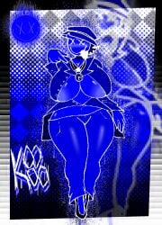 areola_slip areolae boob_window breasts clothing female_only grace_(roblox) graucierot kookoo_(grace) nervous_smile reference_image roblox roblox_game solo suit tagme text thighs thight_clothing