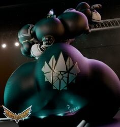 1boy 3d 3d_(artwork) 3d_model 3d_render balls_on_floor black_bodysuit bodysuit colossal_balls colossal_penis delta-tango drone drone_drive_(deltatango) flexing flexing_bicep foggy front_view fully_clothed gas_mask grabbing_nipple grabbing_own_nipple huge_nipples hyper hyper_balls hyper_bulge hyper_chest hyper_muscles hyper_penis hyper_testicles looking_at_self male male_breasts male_only muscular muscular_abs muscular_arms muscular_legs muscular_male muscular_thighs nipple_grab solo solo_focus standing