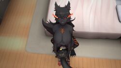 2025 3d 3d_(artwork) aak_(arknights) aak_(valorlynz) anthro deepthroat fellatio fur furry futa_on_male futanari gynomorph gynomorph/male gynomorph_penetrating_male gypsybard_(artist) hellhound hellhound_(monster_girl_encyclopedia) intersex intersex/male male male_penetrated submissive submissive_male tagme valorlynz valorlynz_(modeler)