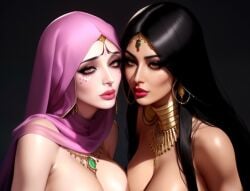 ai ai_art ai_assisted ai_generated hijab huge_boobs huge_breasts milf milfs muslim muslim_female