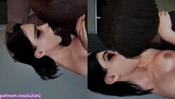 1girls 3d 3d_animation animated animation balls black_hair black_lipstick brown-skinned_male brown_arms brown_body brown_fingers brown_hands brown_legs brown_penis brown_skin caressing_balls caressing_testicles cheating cheating_girlfriend cuck2 cuckold cuckold_kiss dark-skinned_male dark_skin fat_male female goth goth_girl interracial kissing light-skinned_female light_skin male netorare ntr oral oral_sex penis smegma smegma_cleaning_(oral) sound sound_effects tagme testicles ugly_bastard uncensored video wildlife_(video_game)