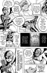 boots candy-fluffs cum cum_in_pussy cum_inside digimon dominatrix doujin doujinshi female femdom ladydevimon latex love male monster_girl orgasm_denial parody penis pussy right_to_left self_insert teasing text vaginal_penetration