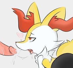 1boy 2016 ambiguous_gender anthro ass bodily_fluids braixen canine cum cum_in_mouth cum_inside cum_string disembodied_penis duo erection fellatio fur furry genital_fluids glans hair hearlesssoul heart humanoid_penis male mammal nintendo nude open_mouth oral penis pokémon_(species) pokemon pokemon_(species) pokemon_xy simple_background solo_focus tongue tongue_out video_games