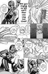 bootjob boots candy-fluffs digimon dominatrix doujin doujinshi english_text female femdom high_heels ladydevimon latex love male monster_girl parody penis right_to_left seductive self_insert shoejob teasing text
