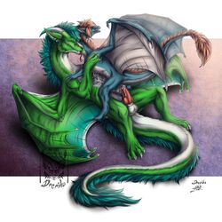 2019 anal cum cum_inside dragon drerika erection feral male penis scalie wings yaoi