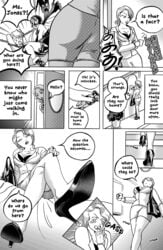 boots candy-fluffs digimon dominatrix doujin doujinshi female femdom high_heels ladydevimon latex love monster_girl parody right_to_left self_insert text