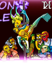 20th_century_studios 5boys areolae bald barney_gumble beard blonde_hair blue_lips boots bow bowtie breasts cigar clothed_male_nude_female clown elbow_gloves evil_grin evil_smile facial_hair female gloves green_hair grin krusty_the_clown large_areolae large_breasts maggie_simpson massive_breasts missing_teeth moe_syzlak moe_szyslak money moustache multiple_boys ned_flanders nipple_piercing nude older pacifier piercing platform_footwear pole pole_dancer pole_dancing pubic_tattoo red_hair smile spread_legs stripper stripper_pole tagme tattoo the_simpsons thigh_boots thighhighs yellow_body yellow_skin