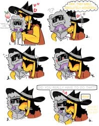 bite_mark biting chance_(forsaken) doublefedora forsaken_(roblox) half-dressed kissing licking love mafioso_(forsaken)