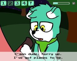 2025 5:4 aliasing animal_genitalia animal_penis animated anthro anthro_on_feral banned_from_equestria big_brian big_eyes biped black_nose blinking bored canid canine canis command dialogue digital_drawing_(artwork) digital_media_(artwork) dipstick_ears dipstick_penis duo ear_markings earth_pony english_text equid equine equine_genitalia equine_penis feral floppy_ears friendship_is_magic fur gameplay gameplay_mechanics genitals grass green_body green_fur green_kerchief green_tail handjob hasbro head_tuft hill horse hybrid kerchief kerchief_only looking_at_genitalia looking_at_penis loop male male/male mammal mint_(wingsprite) multicolored_body multicolored_ears multicolored_fur my_little_pony open_mouth outline outside penile penis penis_grab plant pony progress_bar sex snout standing tail text tongue tree tuft two_tone_body two_tone_fur user_interface white_body white_fur white_sclera wingsprite wolf wolfdog yellow_eyes zoophilia