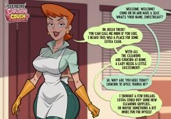dexter's mom from cartoon couch by pixiqueenie