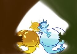 1boy 1male 2female 2females 2girl 2girls anon_male anonymous_male aquamarine_cookie ass booty brap bubble_ass bubble_butt cookie_run cookie_run_kingdom fart fart_fetish farting farting_fetish fatass gem_mermaid gngmarine gold_citrine_cookie huge_ass huge_butt hyper hyper_ass hyper_butt mermaid mermaid_girl mermaid_tail upset upset_stomach wide_ass wide_butt wide_hips