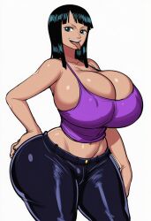 nico robin from one piece by lubbasdump