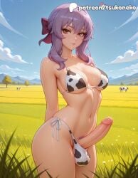 1futa 2021 2026 ai_assisted ai_generated animal_ears animal_print anime artist_name beach bikini blue_sky bovine breasts bust chinese_zodiac cloud cock cow_ears cow_girl cow_horns cow_print cow_tail dick erection explicit futanari hi_res high_quality high_resolution highres hiiragi_shinoa horns navel newhalf outdoors owari_no_seraph patreon patreon_username penis precum pubic_hair purple_hair ribbon shinoa_hiiragi sky solo stable_diffusion swimsuit testicles tsukoneko uncensored water watermark year_of_the_ox